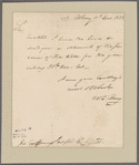 Marcy, William L. Albany. To Governor [Joseph C.] Yates