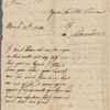 Alexander, James. To Thomas Byerly
