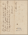 Alexander, James. To Thomas Byerly