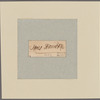 Hamilton, James. Signature
