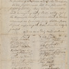 Petition to the New York State Legislature from the Subscribers, Freeholders, and Inhabitants of Orange County