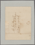 Bayard, John. New Brunswick. To Jane Bayard