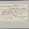 Bingham, William. Paris. To Mordecai Lewis and Co