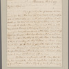 Boudinot, Elias. Philadelphia. To Elizabeth Ferguson