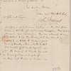 Boudinot, Elias. Philadelphia. To Elizabeth Ferguson