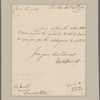 Cornell, Ezekiel. Tiverton. To General [Horatio] Gates