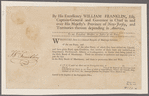 Franklin, William. Blank marriage certificate