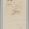 Frelinghuysen, Frederick. Millstone. To Samuel Tucker