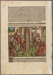 Double-sided page [fol. VIII, Rom als ein niiw wesen in höher eren stünd...(Horatii and Curatii)]