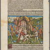 Double-sided page [fol. LXXVIII, Do nun die Samnites ho[s?]teu / dal: Papirius...(The Romans' humiliation by the Samnites)]