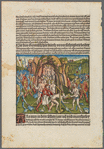 Double-sided page [fol. LXXVIII, Do nun die Samnites ho[s?]teu / dal: Papirius...(The Romans' humiliation by the Samnites)]