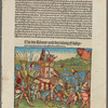 Double-sided page [fol. CC VIII, krigen funden werden. Darnach der künig Philippus... (Battle between the Romans and King Philip)]