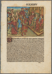 Double-sided page [fol. CCLXXXV, {Zy?} derselben zeyt leynd von zweyen künigen Philippo von Macedonia unnd Ptolomeo künig von Egypto... (King Philip of Macedonia and Ptolemy of Egypt)]