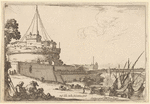 Le château et le pont Saint-Ange, à Rome