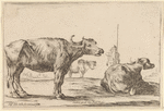 Le pâtre et les buffles