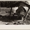 Oven for baking bread belonging to Fortuna family, Hammond, Louisiana