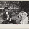 Scene in Jackson Square, New Orleans, Louisiana