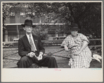 Scene in Jackson Square, New Orleans, Louisiana