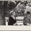 Scene in Jackson Square, New Orleans, Louisiana