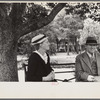 Scene in Jackson Square, New Orleans, Louisiana