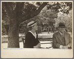Scene in Jackson Square, New Orleans, Louisiana