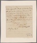 Livingston, Robert R. Clermont, N.Y. To J.N. Tiffany