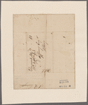 Livingston, Robert R. Envelope addressed to J.N. Tiffany. With portrait of Livingston