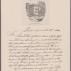 Whipple, William. Portsmouth. To Col. Josiah Wentworth