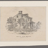 Morton, John. Print of his residence