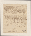 Carroll, Charles of Carrollton. To Walter Dulany