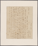 Nelson, Thomas, Jr. Williamsburgh, Virginia. To Col. William Nelson