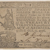 Virginia paper money. 8 dollars