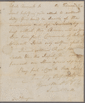 Beall, Samuel. Williamsburg. To General Morgan