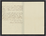 Autograph letter signed to Emma Taylor, 23 March 1879