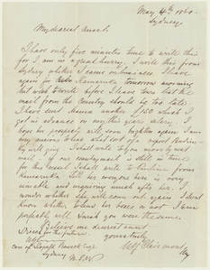 Wilhelm Charles Gaulis Clairmont manuscript material