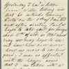 Autograph letter signed to Claire Clairmont, 21 December 1854