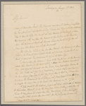 Lafayette, [Marquis de]. Washington. To Morgan Neville