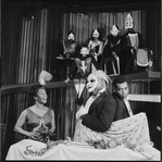 Lincoln Kilpatrick (lower right) and unidentified others in a scene from the stage production The Blacks