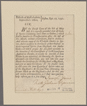 Gorham, Nathaniel. Boston. To Jeremiah Hill