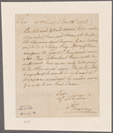 Henry, Patrick. Williamsburgh. To Captain Paul Thillman