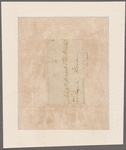 Henry, Patrick. Williamsburgh. To Captain Paul Thillman