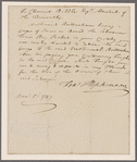Hopkinson, Francis. To Clement Biddle, Esq