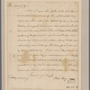 Jay, John. New York. To Robert Livingston