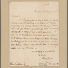 King, Rufus. Jamaica, Long Island. To John Vaughan