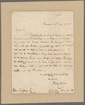 King, Rufus. Jamaica, Long Island. To John Vaughan