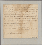 Livingston, Walter. Albany. To Captain Nicholas Marselis