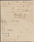 Davidson, William. To General Morgan
