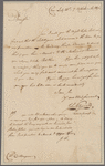 Fitzgerald, John. Clove. to Colonel Morgan