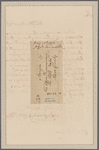 Ford, Benjamin. Wilmington. To Colonel Morgan
