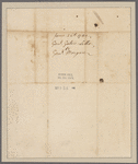 Gates, Horatio. Traveller's Rest. To Col. Morgan